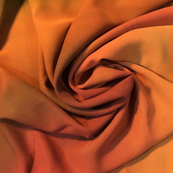 Sunset Sky Autumn Rainbow Sheer Chiffon Large Shawl Scarf, Limited Edition - Picture 10 of 12